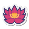 fleur lotus pour symboliser moins de stress des entretiens vidéos